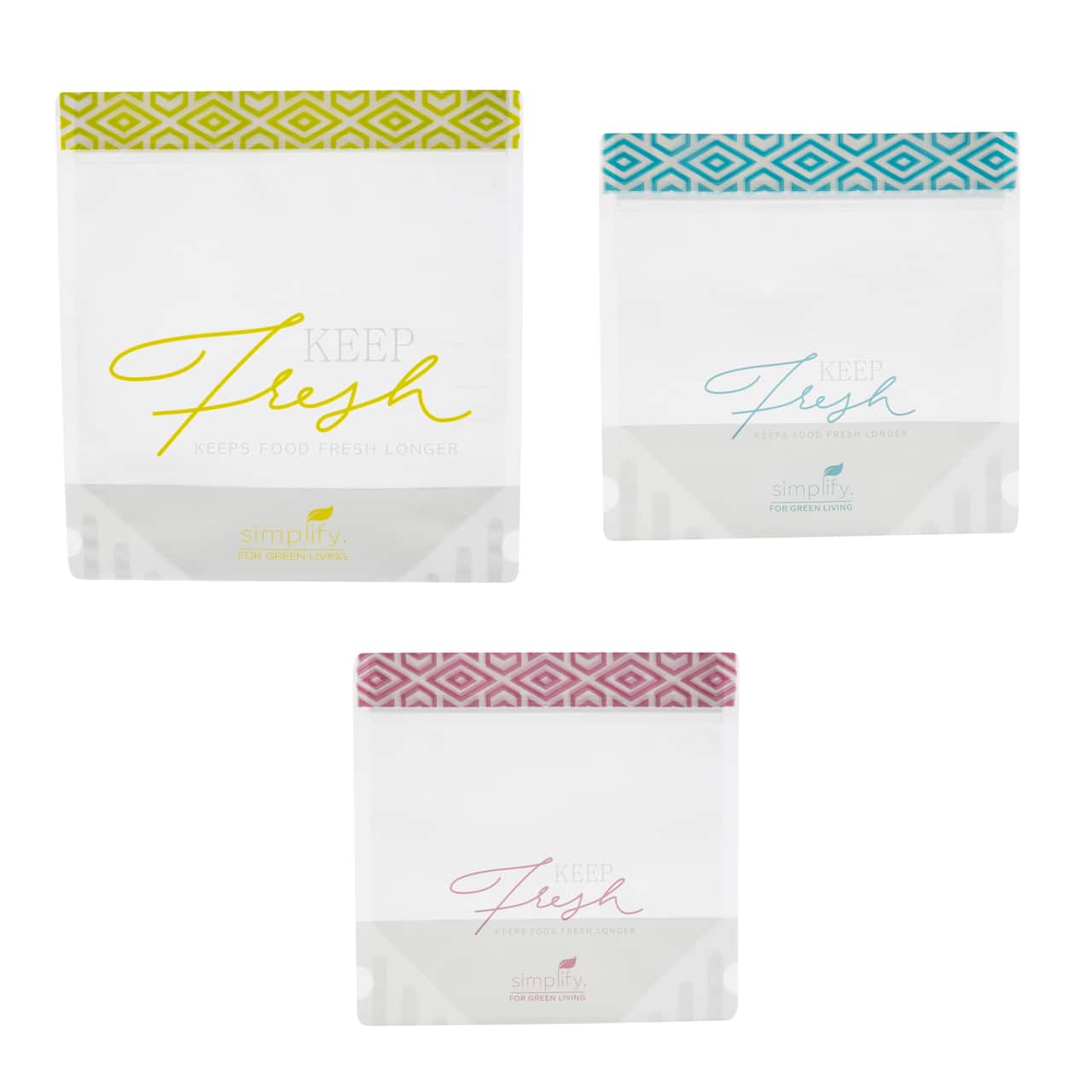 Simplify Reusable Snack Bags for Kids, 3ct.